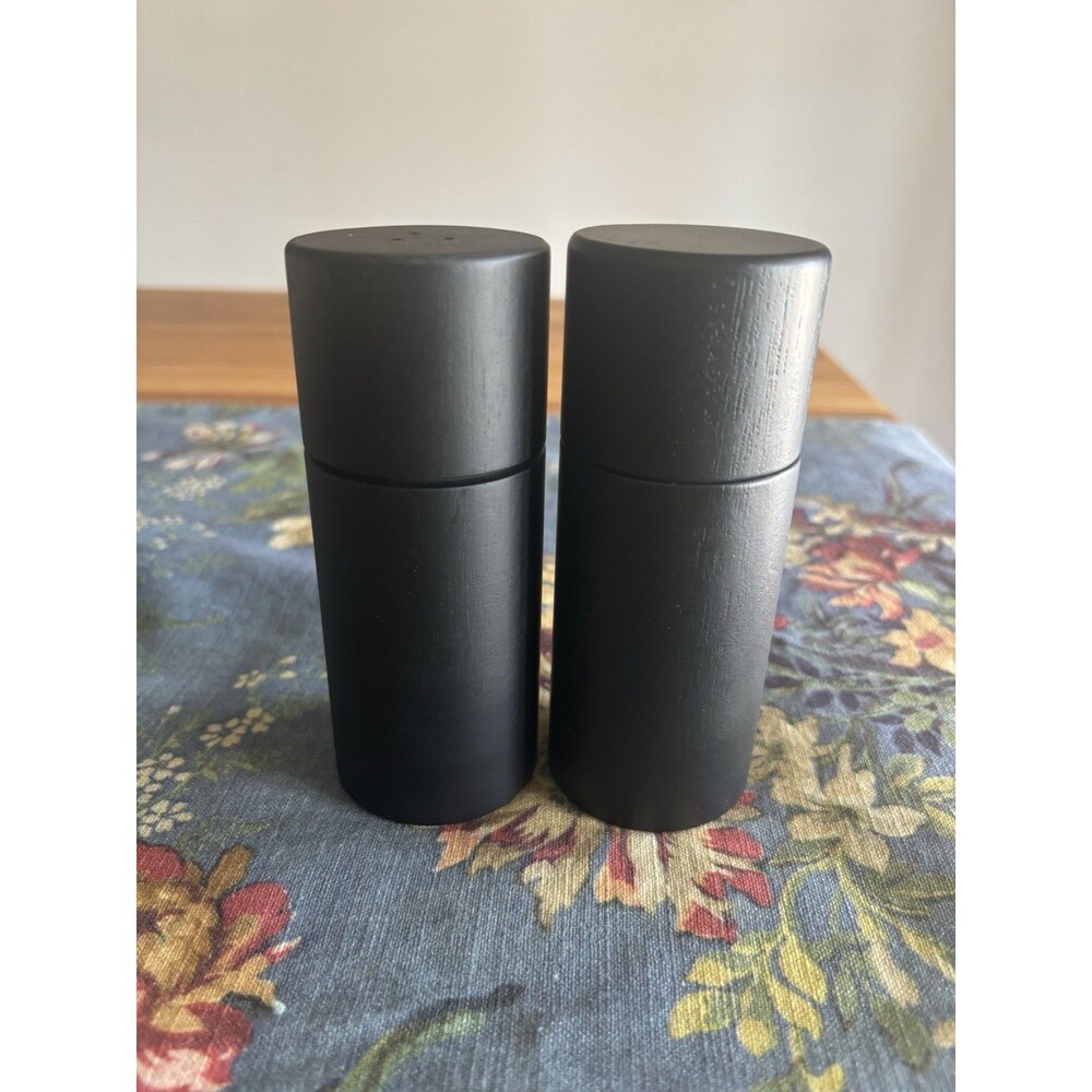 Threshold Salt Shaker Pepper Grinder Set Black Acacia